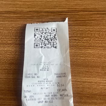 Erciyes Büfe (Antalya) Karttan Çekilen Komisyon