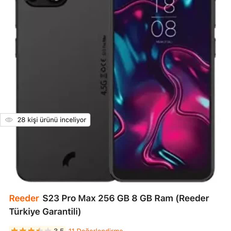Reeder Cep Telefonu İadesi