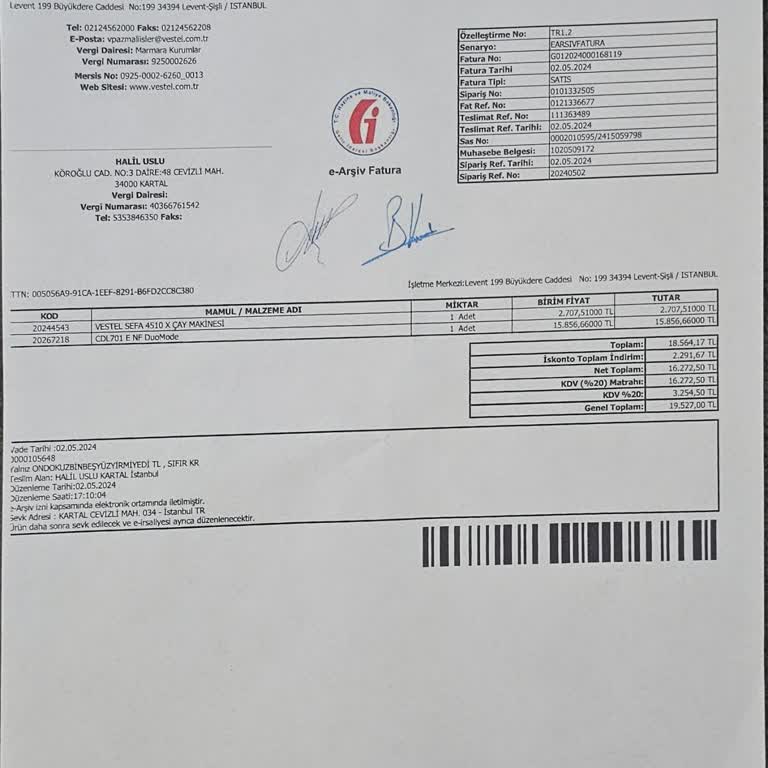 Vestel Derin Dondurucu İade