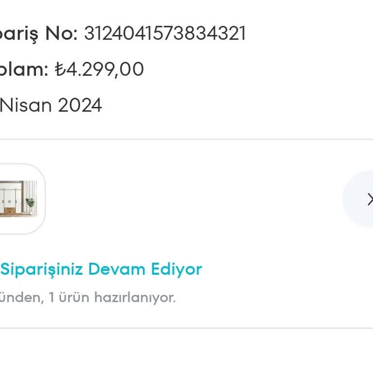 A101'den Alınan Gardırop Siparişinde Yaşanan Gecikme