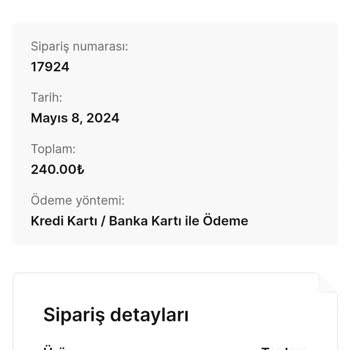 Yeşim Yılmaz Takı Sipariş Karışıklığı Ve Yanlış Ürün Teslimi Şikayeti