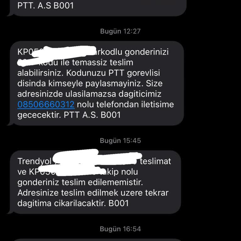 Trendyol Ve PTT Kargo Teslimat Sorunu