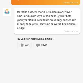 Bebeyatmaz Bebek Market Ve Babyhope Şikayet Edeceğim