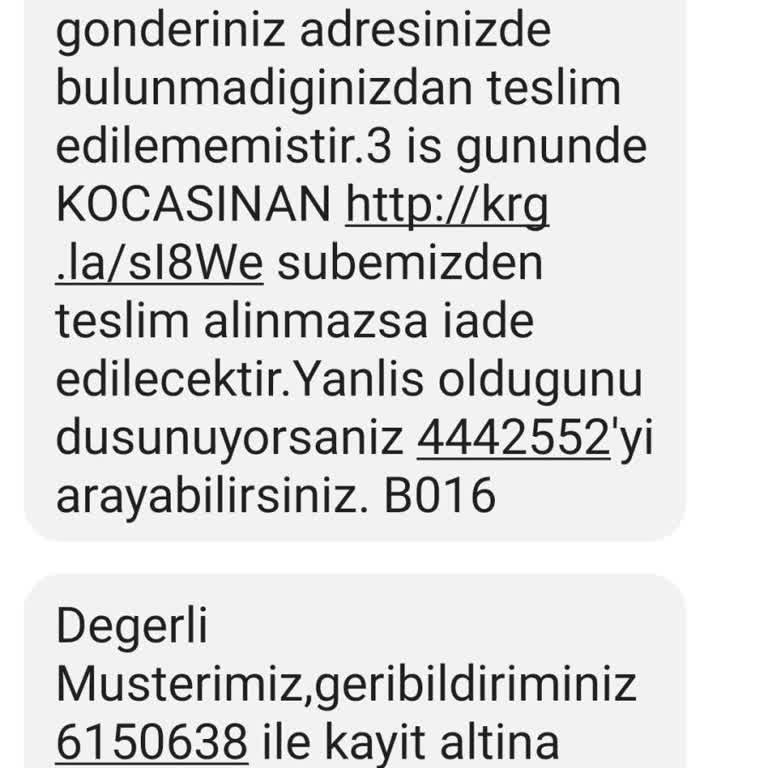Aras Kargo Siparişimi Teslim Etmediler