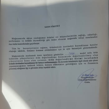 Greyder Ayıplı Ürünün Arkasında Durmadı