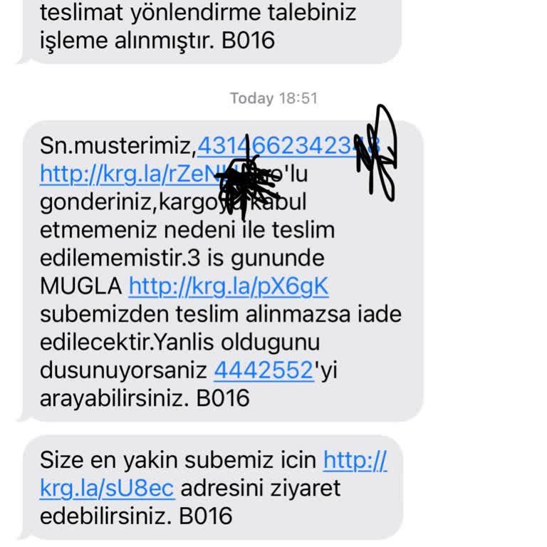 Aras Kargo Kargo Teslimat Noktasından Alacağım Seçmeme Rağmen Şubeye İade Etti