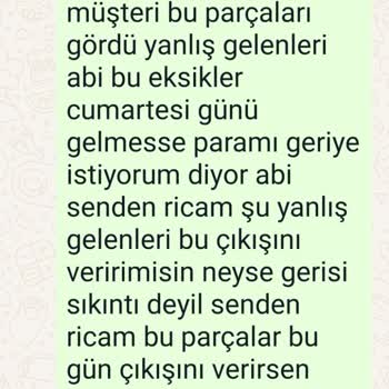 Yuki Motor Yuki Yedek Parça Sorunu