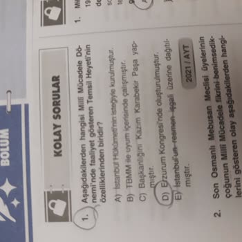 Çap Yayınları Çap AYT TM Cılkmış Sorular Tarih Cevap Anahtarı Yanlış