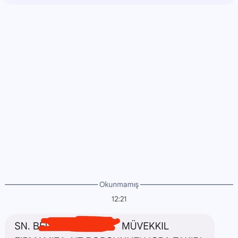 Metka Hukuk (SMS) Metka Hukuktan Gelen SMS