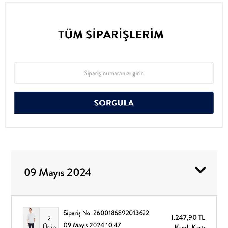 Nautica Parasıyla Satın Aldığım Ürün Gelmedi