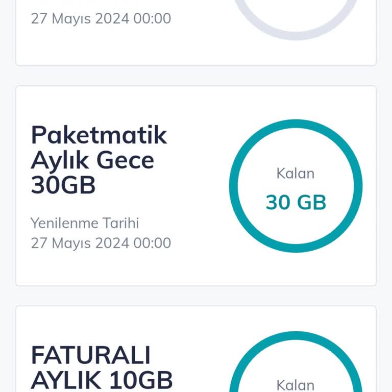 Türk Telekom Paketmatik Aylık Gece 30GB İptal