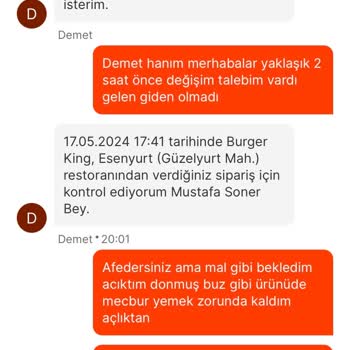 Migros Yemek 2 Saat Ürün Değişimi İçin Bekledim Kimse Gelmedi