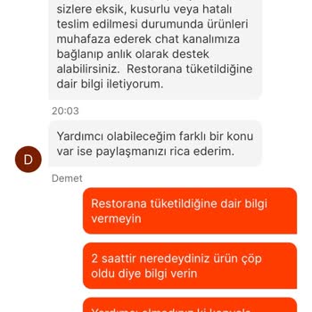 Migros Yemek 2 Saat Ürün Değişimi İçin Bekledim Kimse Gelmedi