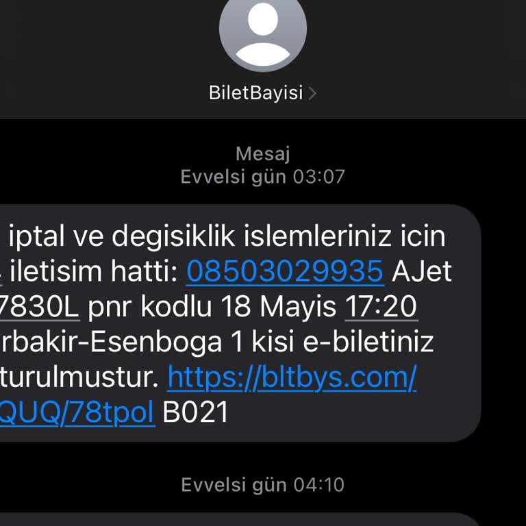 Biletbayisi.com Ve Ajet Bilet İptal Ve İade Sorunu Yardımcı Olunmuyor
