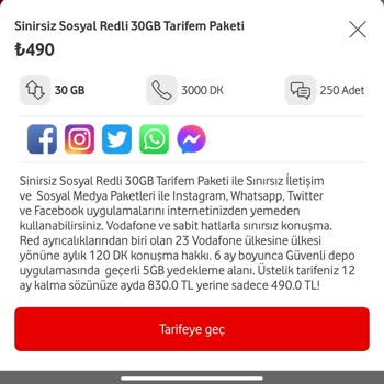 Vodafone Eski Müşteriye Fazla Fiyat