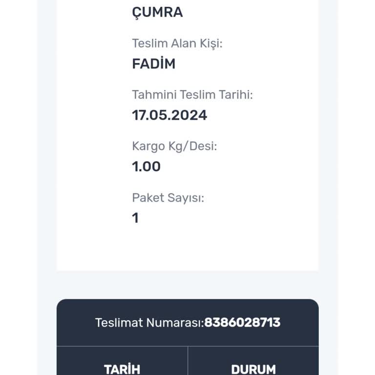 Aras Kargo'nun Hayalet Teslimatı