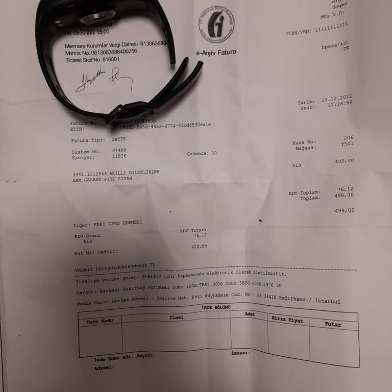 Forum İstanbul Samsung Feat 2 Akıllı Saat Kordon Koptu