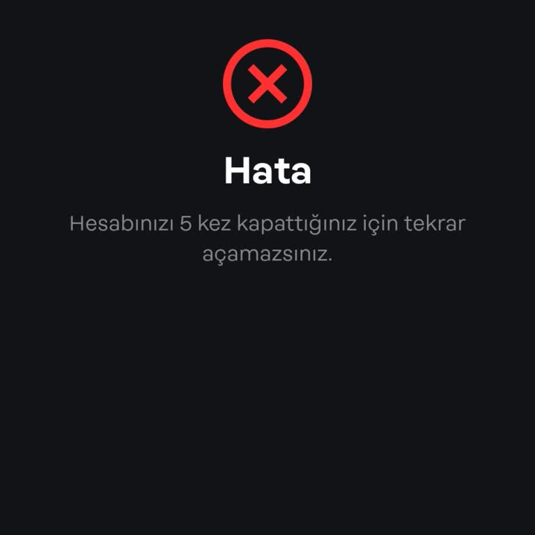 Papara Hesabımı 5 Kez Kapattım Diye Yeniden Açamıyorum