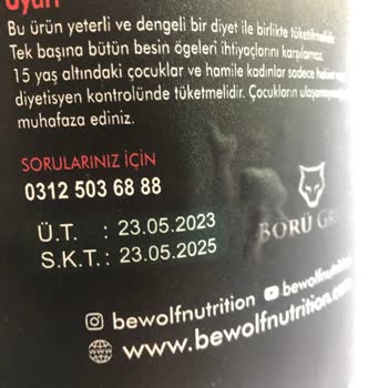 Bewolf Nutrition Ürün Aşırı Kötü Kokuyor Ve Ekşimsi Tadı Var
