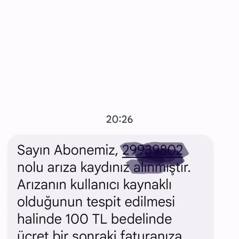 TÜRKSAT Kablo Net Arıza İlgisizliği