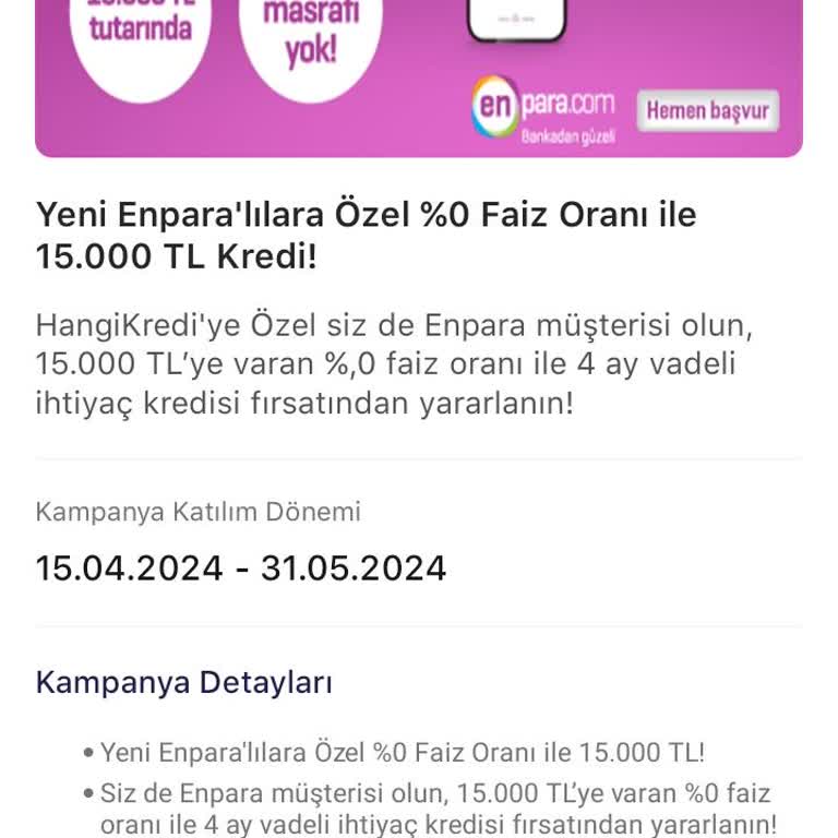 Hangikredi Kampanyası İle Sorun Yaşıyorum
