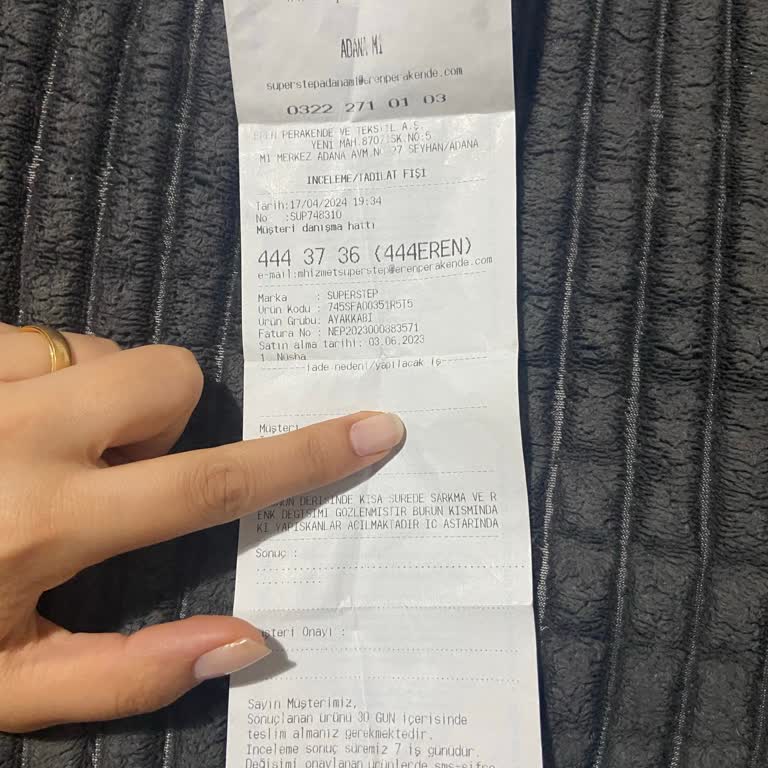 SuperStep Hatalı Ürün Satıyor