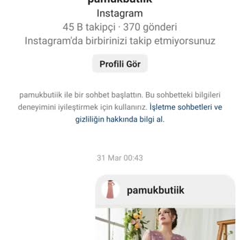 Pamuk Butik (pamukbutiik) Online Alışverişte Beklenmeyen Sürprizler