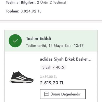 Boyner Yırtık Ürün Gönderildi Ve Eksik Bedel İade Edildi