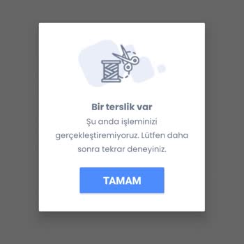 LCW "bir Terslik Var" Hatası