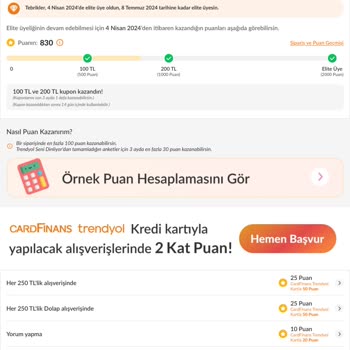 Trendyol Kupon Tanımlama Hatası