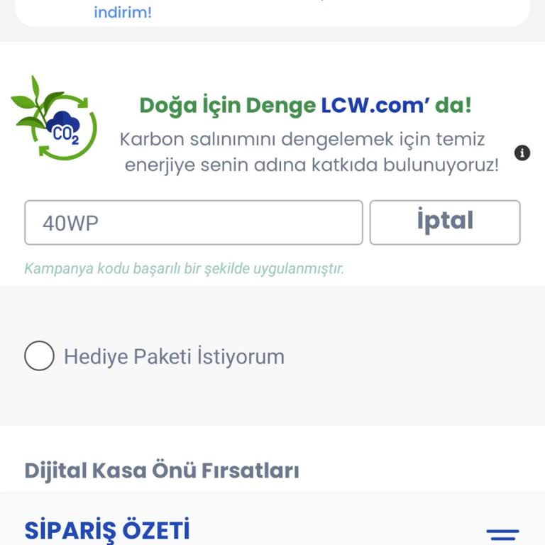 LCW Yanıltıcı Kupon Reklamı