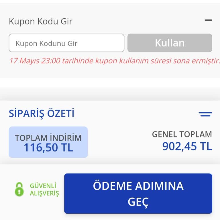 LC Waikiki İndirim Kuponunu Kullandırtmama
