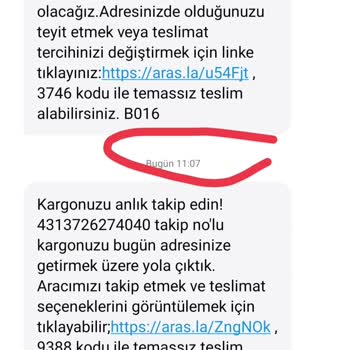 Aras Kargo Teslim Edilmeyen Ürün