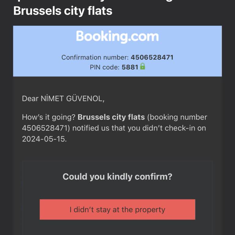 Booking.com Dan Şikayetimiz Var