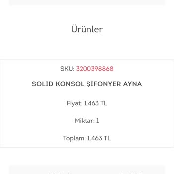 Doğtaş Sipariş 4 Ayda Gelmemesi