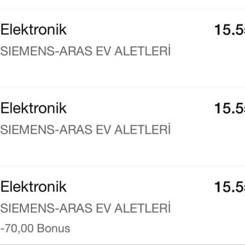 Siemens - Aras Ev Aletleri Eksik Para İadesi Yaptı