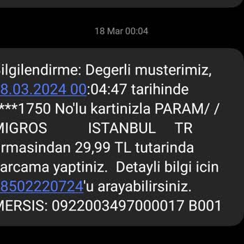 Migros Haksız Yere Money Gold Aylık Ücreti Kesiyor