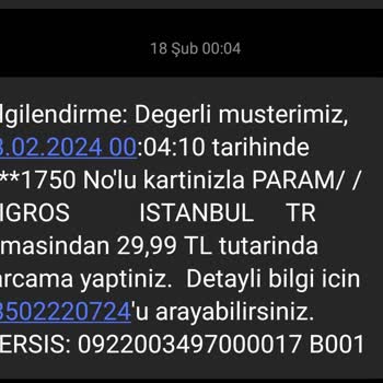Migros Haksız Yere Money Gold Aylık Ücreti Kesiyor