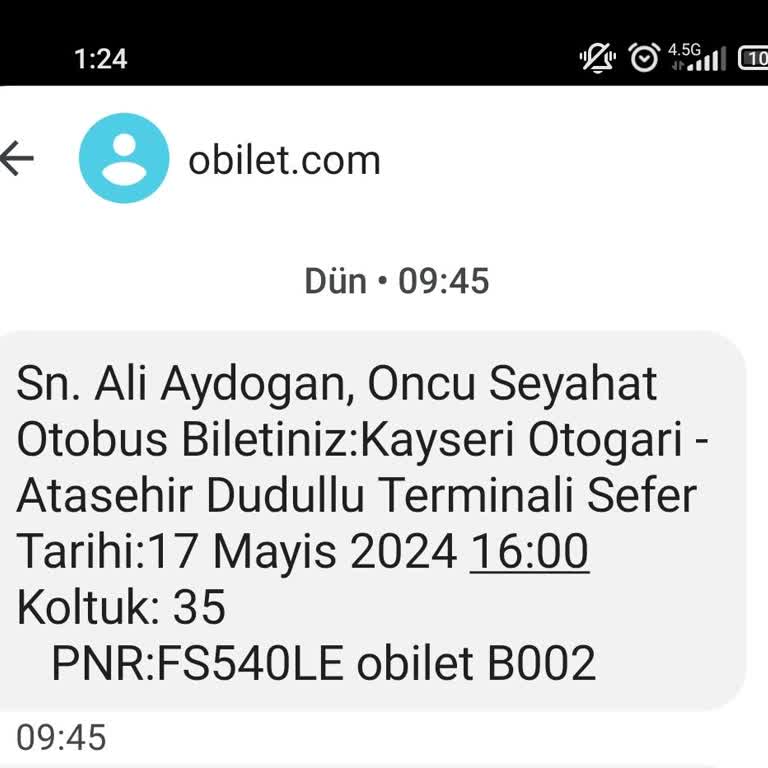 Öncü Seyahat Para İadesi Etmiyor