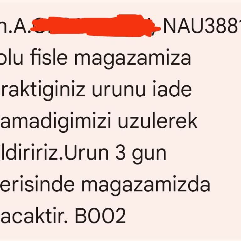 Nautica Ayakkabı Topuk İç Kısmı Arızası Ve İade Sorunu