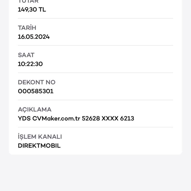 CV Maker Sitesi