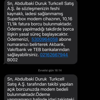 Turkcell - Crif Alacak Ve Recom Alacak Saçmalığı