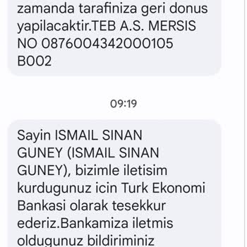 TEB Üyelik Aidatını İptal Ettiği Halde İade Etmiyor