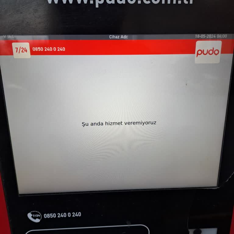 Pudo Otomatı Arızalı Çalışmıyor