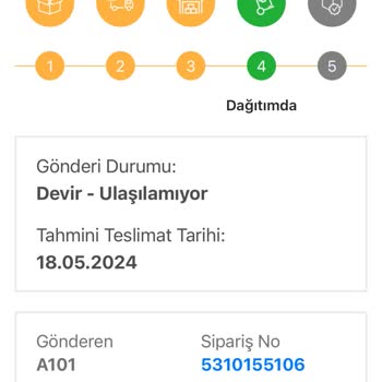 A101 Kargosu "birgündekargo" İşini Yapmıyor Kargom Nerede Belli Değil