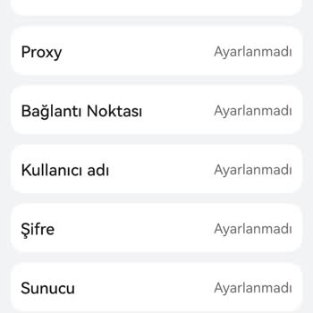 Vodafone İnternet Ayarlarında Problem