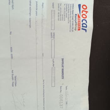 Otocar Rental Otocar Araç Kiralama Firması Temizlik Ücreti Talep Etti.