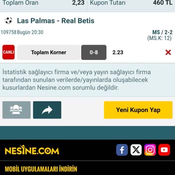 Nesine Kuponumda Beklenmedik Değişiklikler Yaşandı!