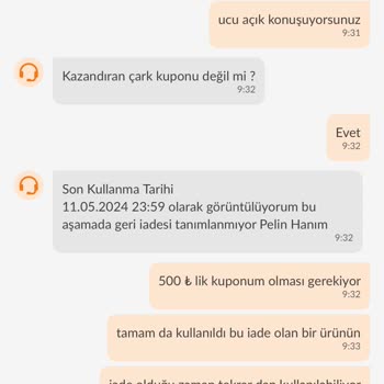 Trendyol Kuponları Geri Göndereceğiz Deyip Göndermiyor