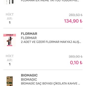 Watsons Saç Boyası Kutusunda Boya Kutuda Yoktu. Eksik Ürün
